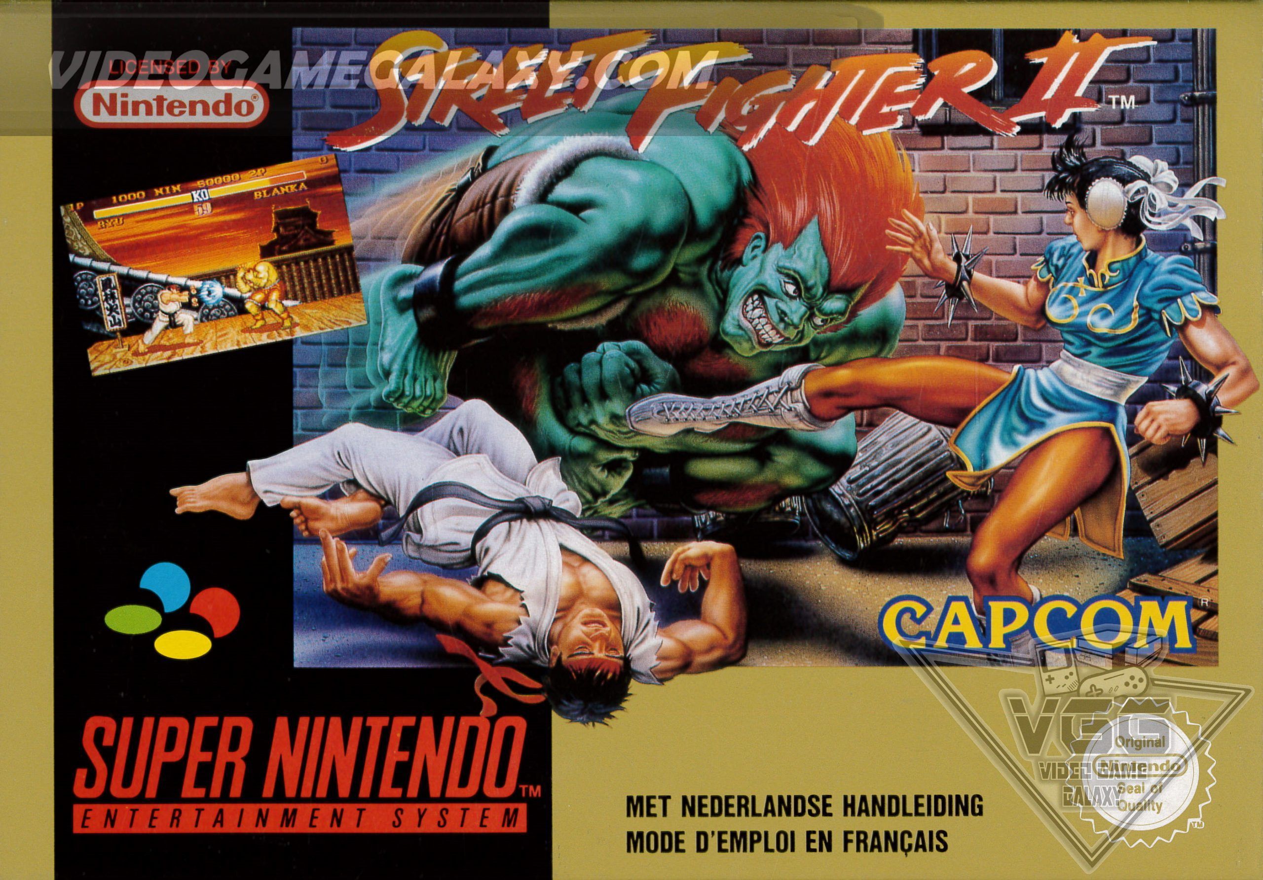 Street Fighter II - SNES FAH, SUPER NINTENDO - VideoGameGalaxy