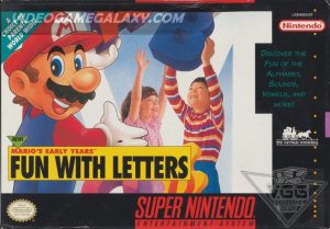 Mario's Early Years - Fun with Letters