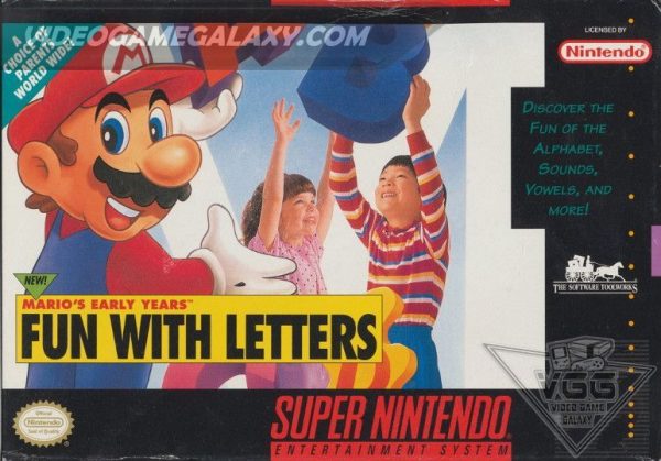 Mario's Early Years - Fun with Letters