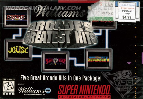 Williams Arcade's Greatest Hits (V1)