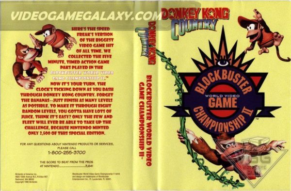 Donkey kong Country - Blockbuster World Video Game Championship II -
