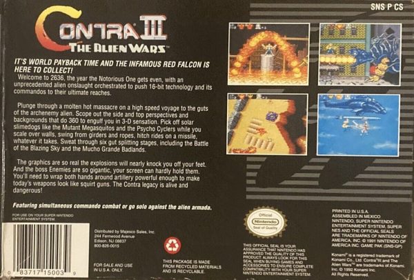 Contra III- The Alien Wars (V1) - Image 2
