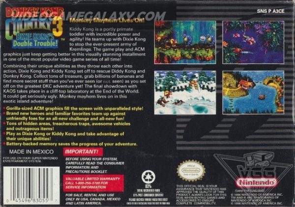Donkey Kong Country 3  Dixie Kong's Double Trouble (V2) - Image 2