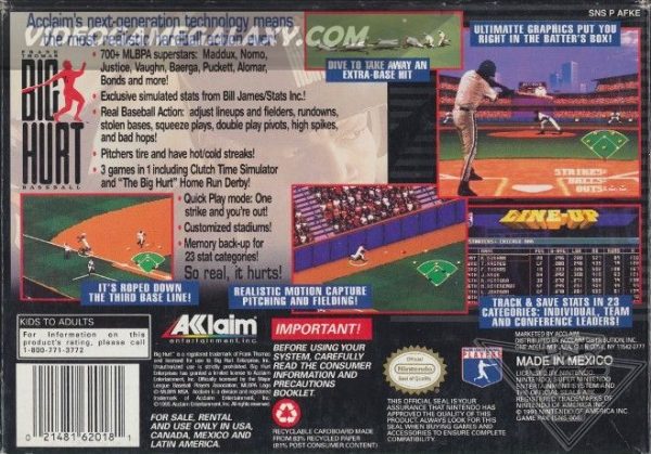Frank Thomas Big Hurt Baseball (V1) - Image 2