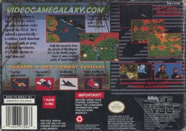 Jungle Strike- The Sequel to Desert Strike (V1) - Image 2