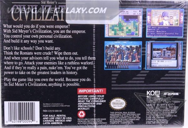 Sid Meier's Civilization (V1) - Image 2