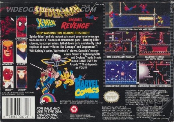 Spider-Man and the X-Men Arcade's Revenge - Image 2