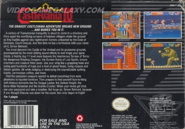 Super Castlevania IV (V1) - Image 2