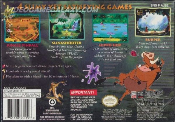 Timon & Pumbaa's- Jungle Games - Image 2