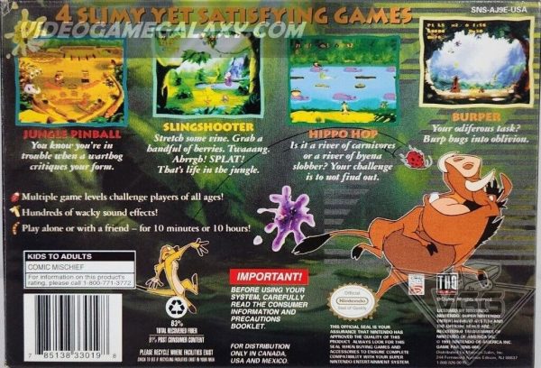 Timon & Pumbaa's- Jungle Games (V1) - Image 2