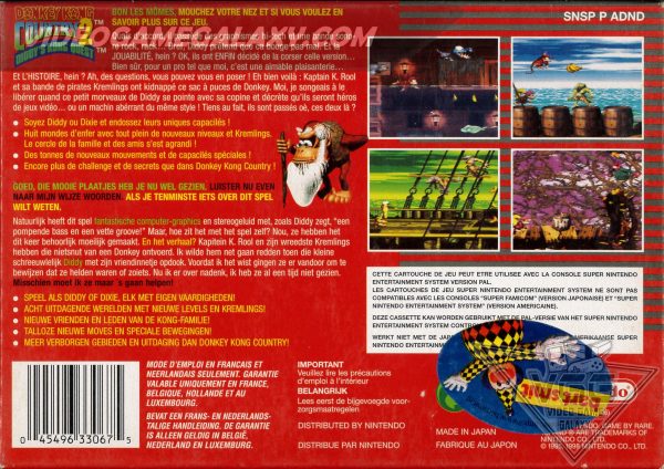 Donkey Kong Country 2 Diddy's Kong Quest (V1) - Image 2