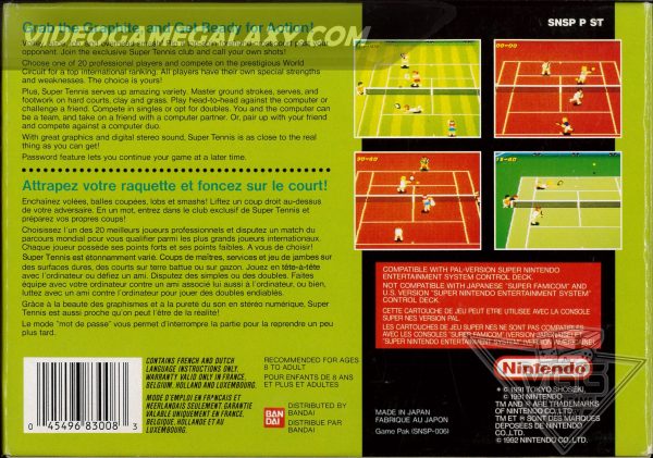 Super Tennis (V1) - Image 2