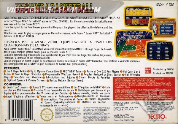 Tecmo Super NBA Basketball - Image 2